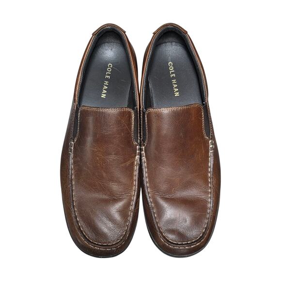 Cole Haan Men\'s NewHarbor Venetian II Loafer, Dark Brown, Size 10 Medium US main image 5
